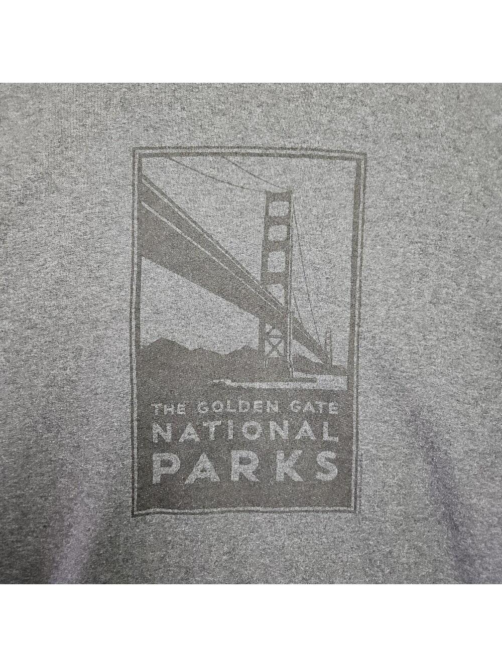 Vintage Sweatshirt Golden Gate National Parks 2XL Hanes Ultimate Cotton - Picture 2 of 12